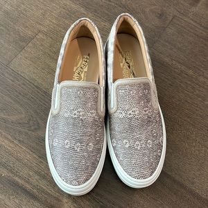 Salvatore Ferragamo Slip On Sneakers NEW 7M